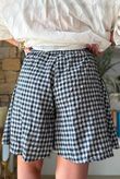 Nonni Gingham City Short Navy